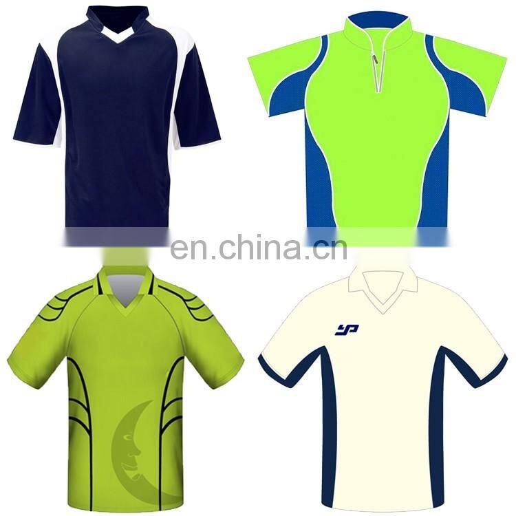 2016 custom wholesale custom blank cricket jersey logo design