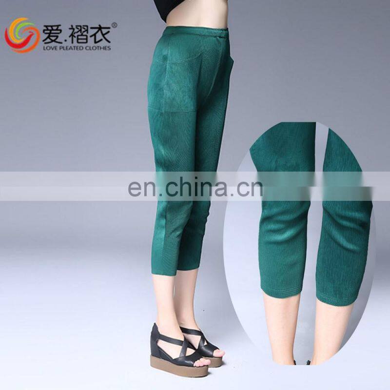 Unique style Anti - Static women fashion high waist pants for autumn
