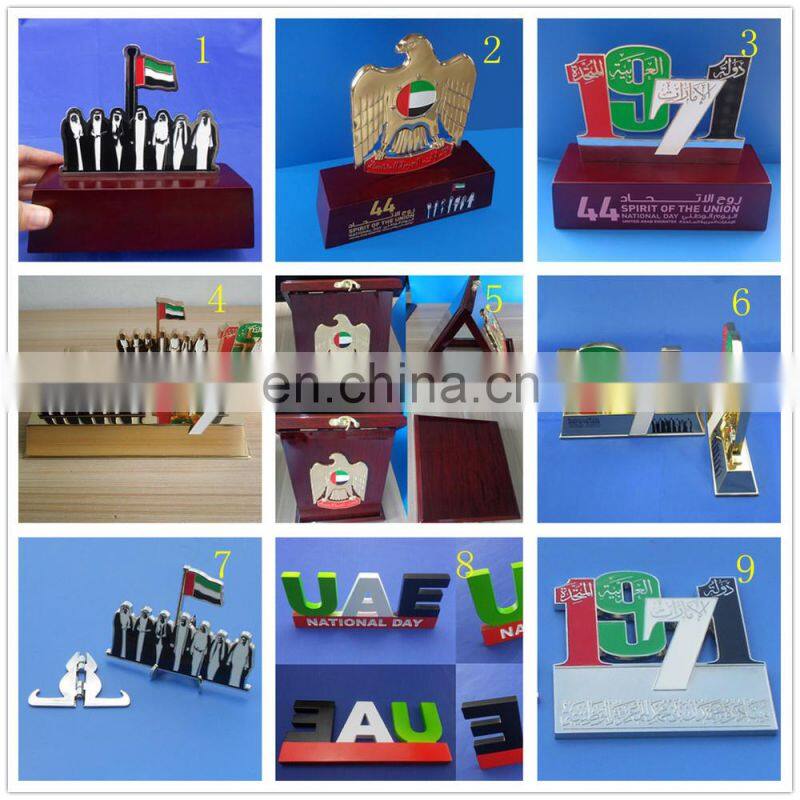 3D eagle wooden case trophy for national day