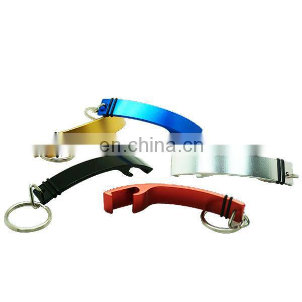 Aluminum bottle opener key ring