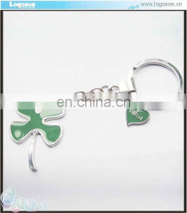 Charm flower and heart shape keyring for girls