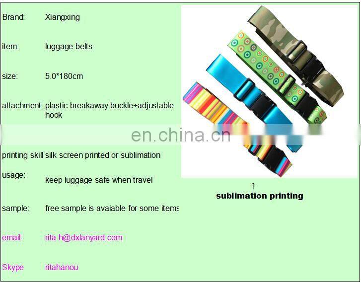 Premium design travel suitcase id luggage strap