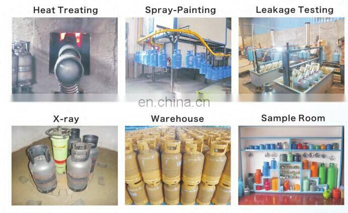 Export To South America Steel Cooking Gas Cylinder Regulator LPG Cooking Gas Cylinder Price