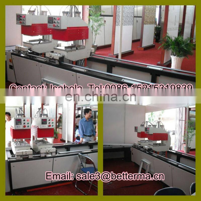 PVC&UPVC Window Door Welding Machinery / Two Heads Welding Machine/Weld Plastic window and door machine