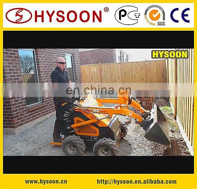 23HP compact wheel mini dumper loader ce