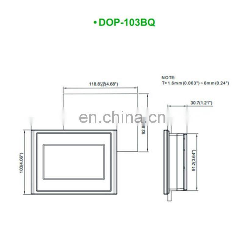Brand New and Original Delta HMI DOP-103BQ 4.3 inch HMI Human Machine Interface