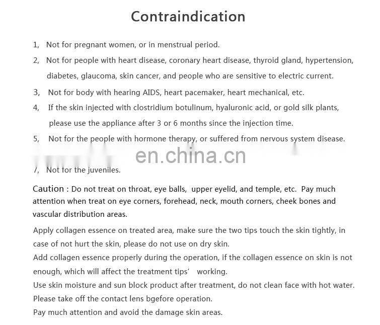 Effective home use device fine lines care eye bag remove slim face ems face lifting device mole removal cream