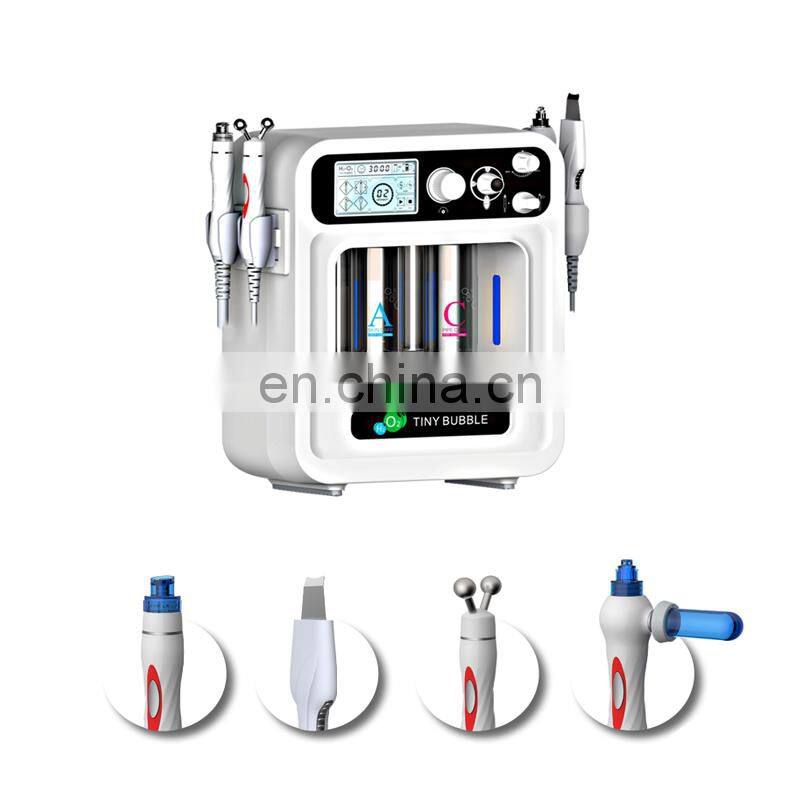 Clean Face Peeling Galvanic Hydro Oxygen Lifting Facial Microdermabrasion Machine
