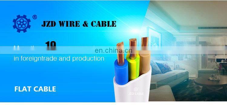 twin flat electric wire cable With ISO9001 certificates