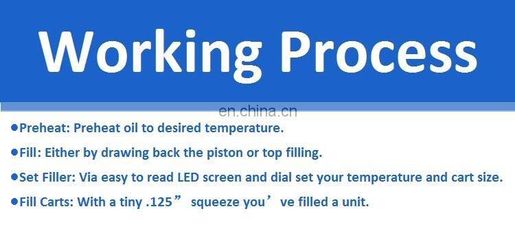 Semi-automatic gun filling machine fiftyshot for oil