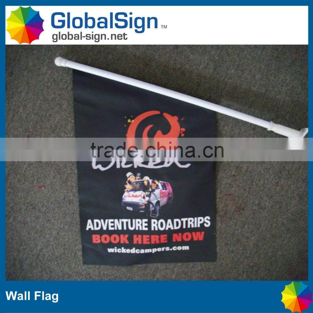 Indoor or Outdoor Wall Mounted Flags for Advertising