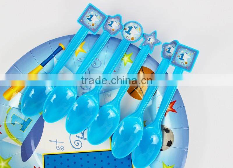 2016 New 78pcs Sports Boy Kids Boys Birthday Party Decorations Kids Event Party Supplies Party Decoration PS001