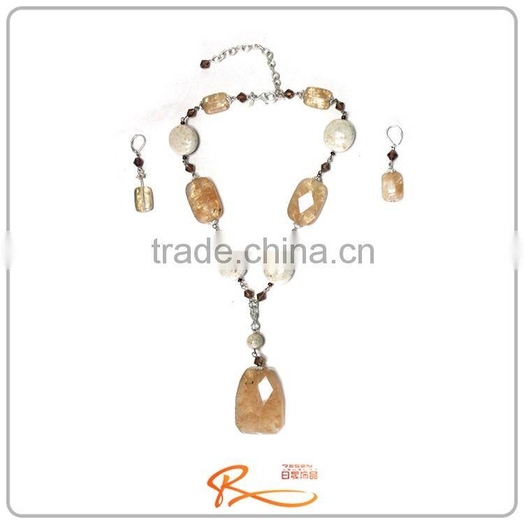 Wholesale women temperamental fashion fashion turquoise necklace