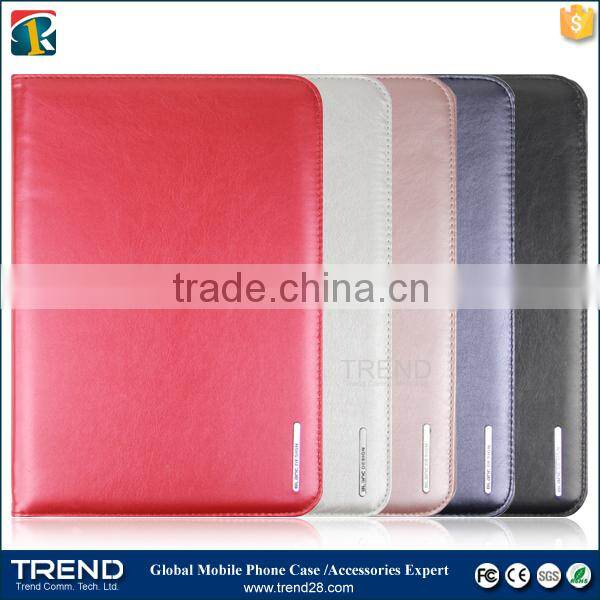 china supplier kickstand folding leather case for samsung tab 3