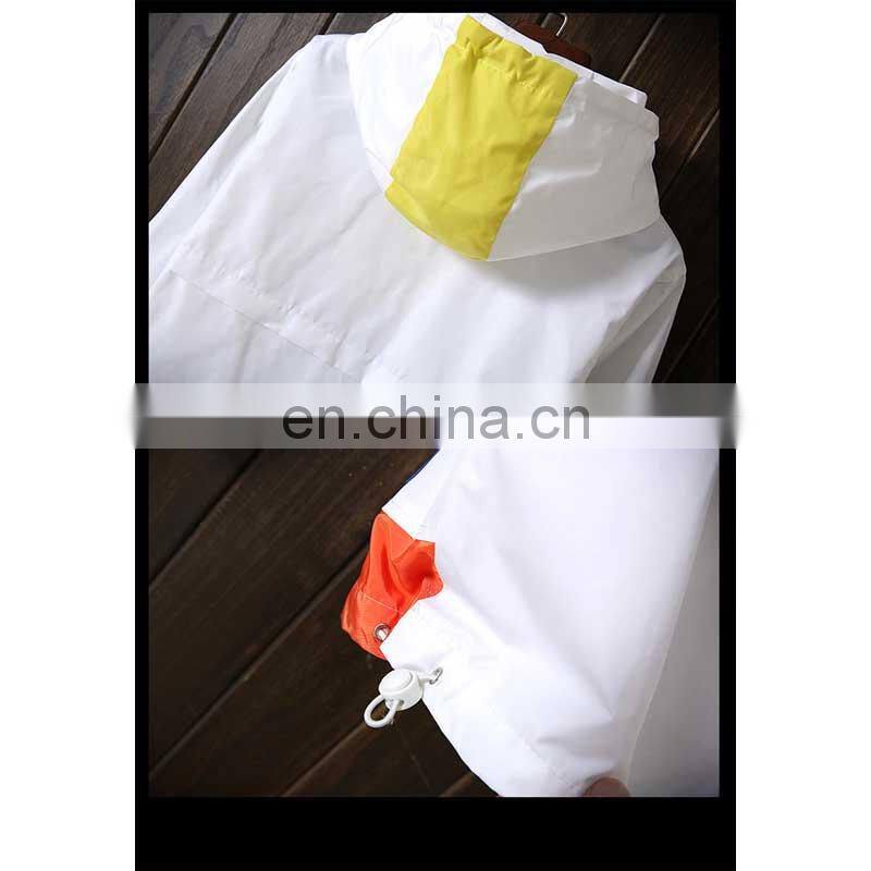 Wholesale custom men's new sports jacket windbreaker loose half zipper jacket casual stand collar pullover jacket