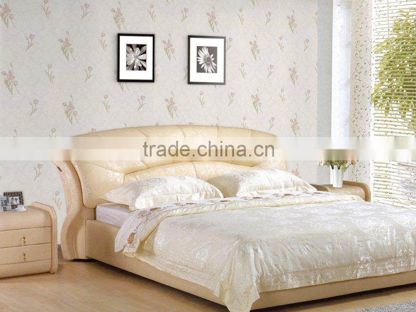 Hot Sale China Manufacturer Flower Textured Wallpaper