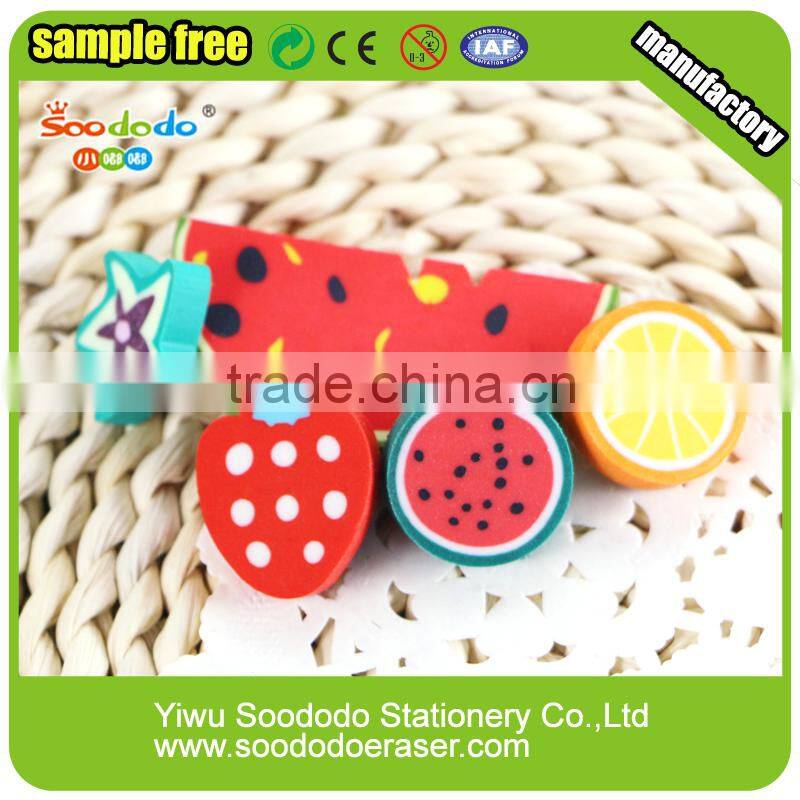fruit 2d flat stationery target eraser