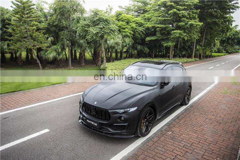 Runde Top Ranking For Maserati Levante Real Carbon Fiber Body Kit Front Lip Rear Diffuser Spoiler Middle Wing