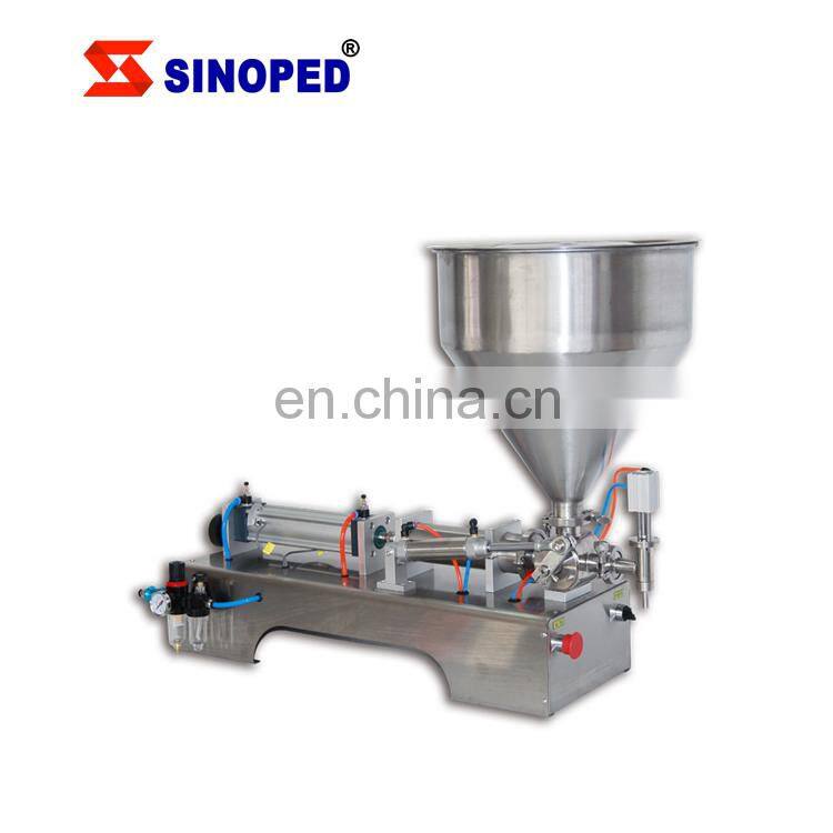 Semi Auto Glass Bottle Beer Filling Machine Piston Gel Vegetable Oil Liquid Filler Manufacturer