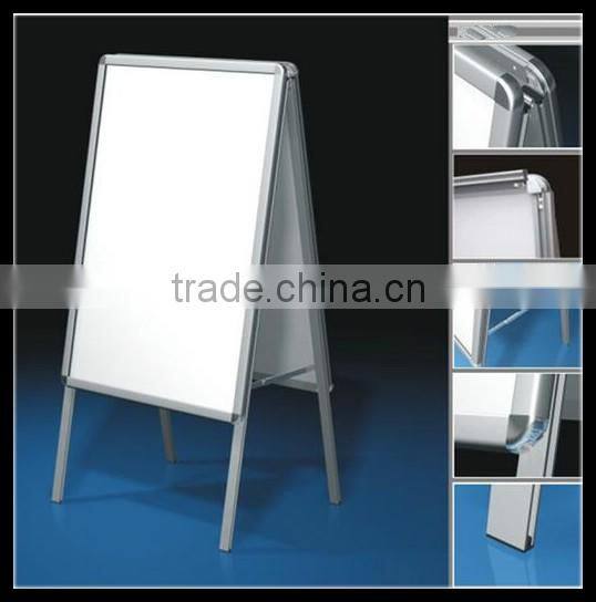 Rectangle shape double faced aluminum material poster board