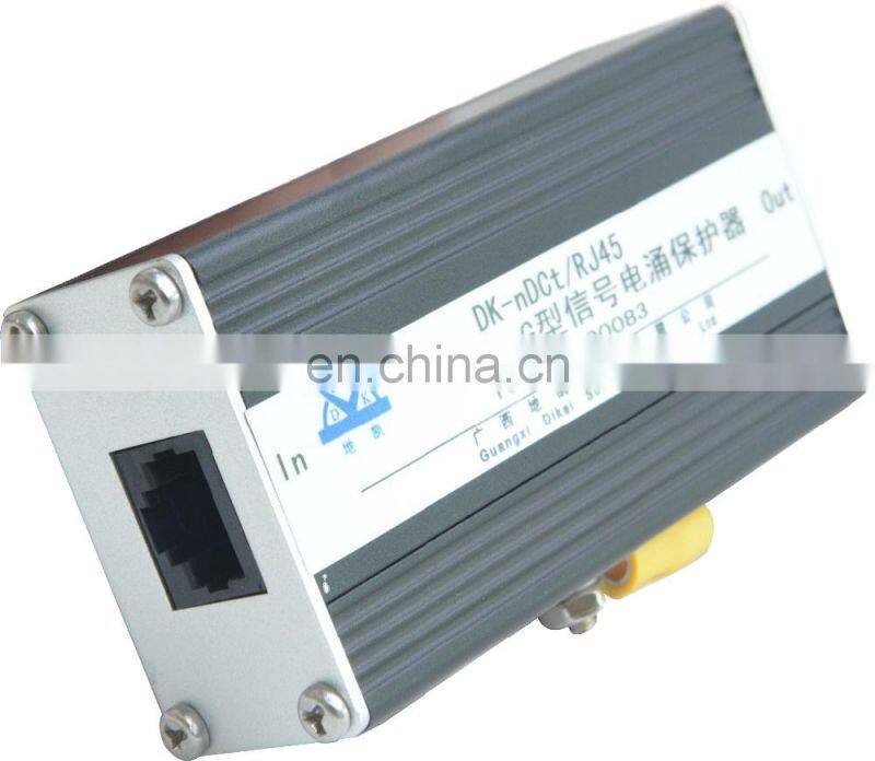 Dikai Signal Spd 48v Rj45 Ethernet Poe Surge Protector For Network Protection