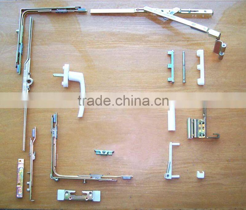 wanjia factory wholesale upvc windows with window handle foshan