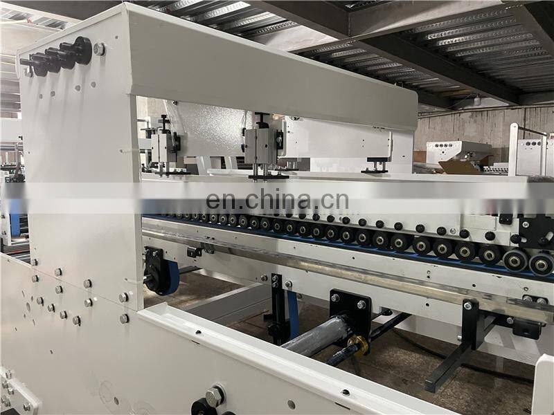 UFG1250E 2 4 corners Automatic Corrugated pizza food express paper box Folding and gluing machine