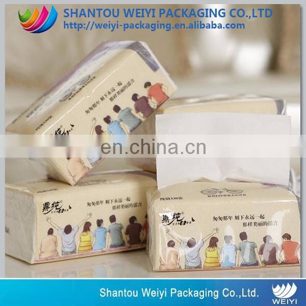custom soft plastic toilet paper tissue roll packaging bags