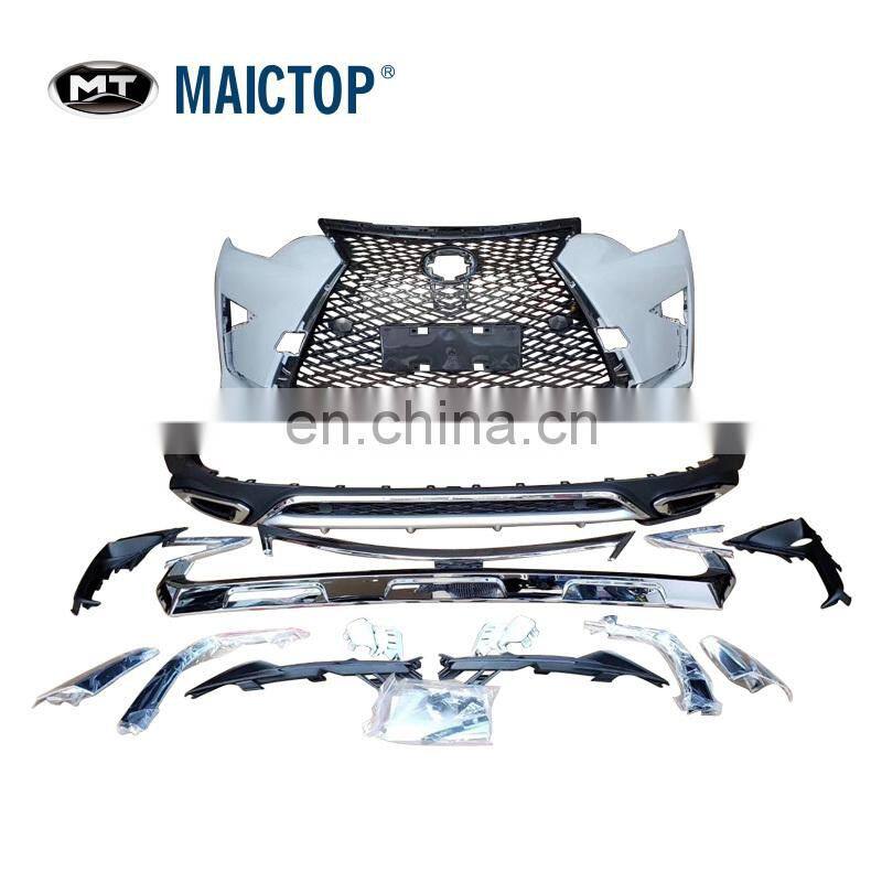 MAICTOP car accessories car body kit for RAV4 2016 restyle lx570 2018 model sports version good quality