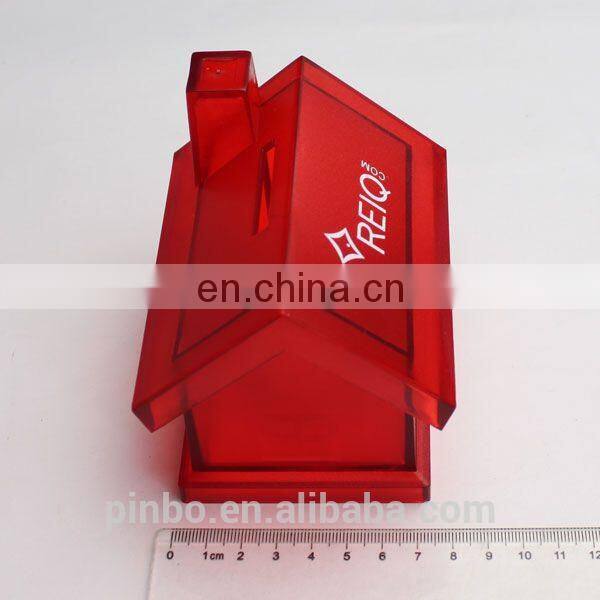 Transparent House Shaped Piggy Bank