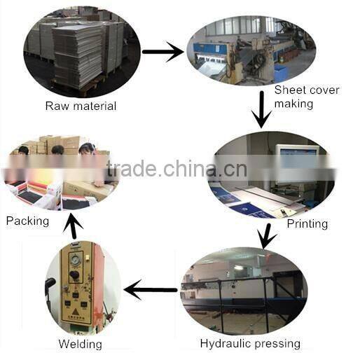 customzied pp L shape clear folder a4 size with CMYK printing