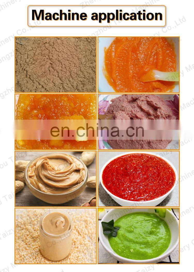 Cacao Butter Colloid Mill Peanut Butter Production Line Tahini Grinder chili sauce making machine