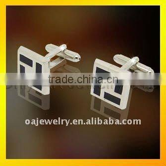 low price golden novelty music note cufflinks