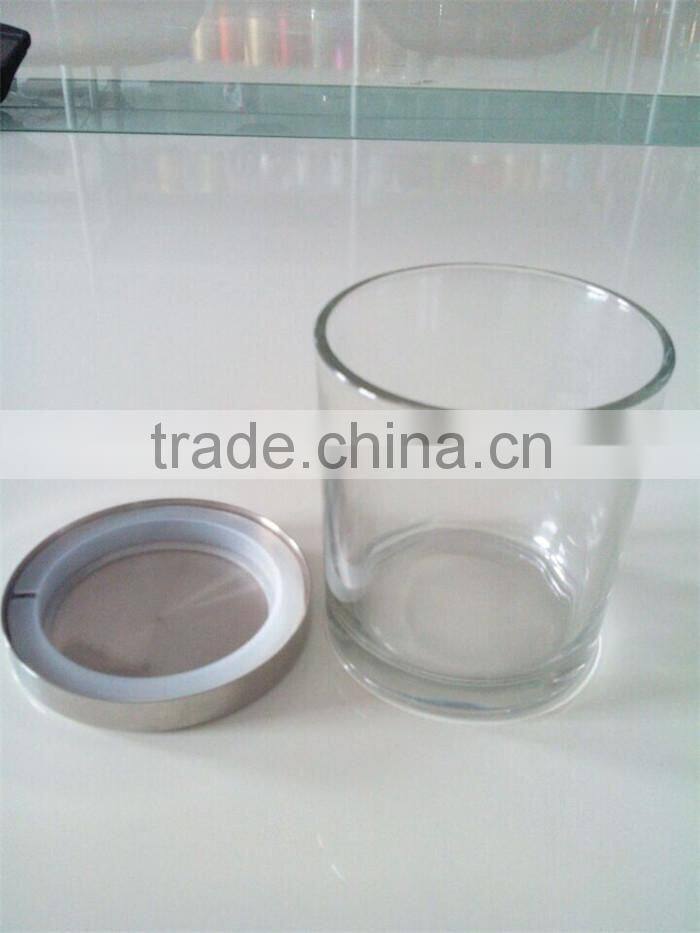 hot selling honey bee storage glass jar with metal lid wholesale