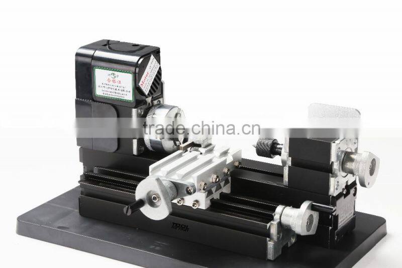 24 watts motor Mini Metal hobby Lathe Z20002M for wood working , soft metal process