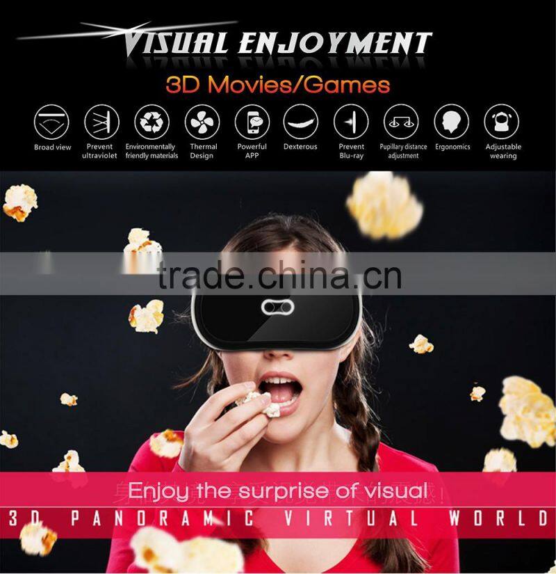 Quad core VR all in one Virtual Reality VR 3D glasses Magicsee M1