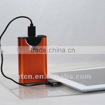 5V 6000mah +LED Accent light Portable/Emergency Mobile Power Bank supply One year warranty