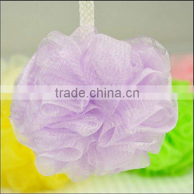 Promotional Multicolor Body rubbing Ball Baby Bath Sponges PE Mesh Bath Sponge