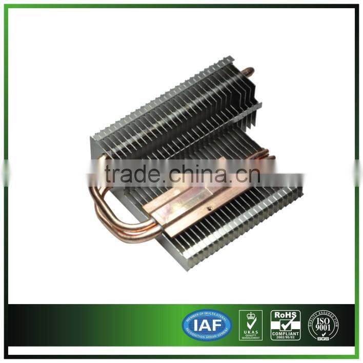 customized copper heat pipe heatsink 021