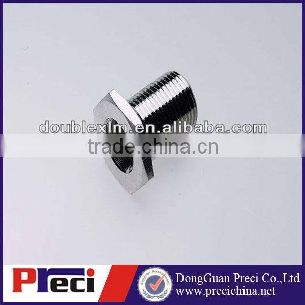 Ni-plated brass hexagonal connector screw