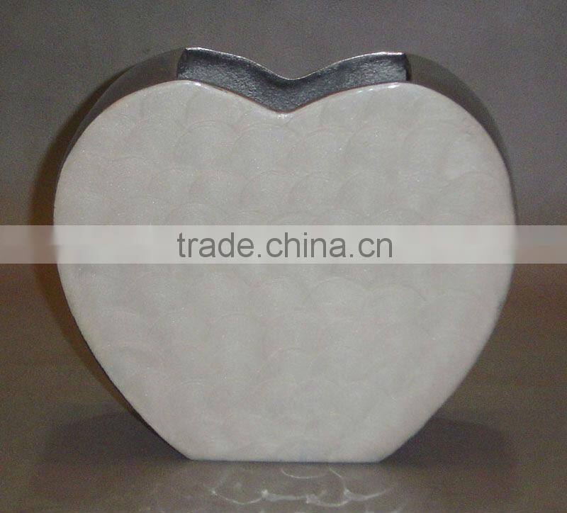 Aluminium Coloured Flower Vase