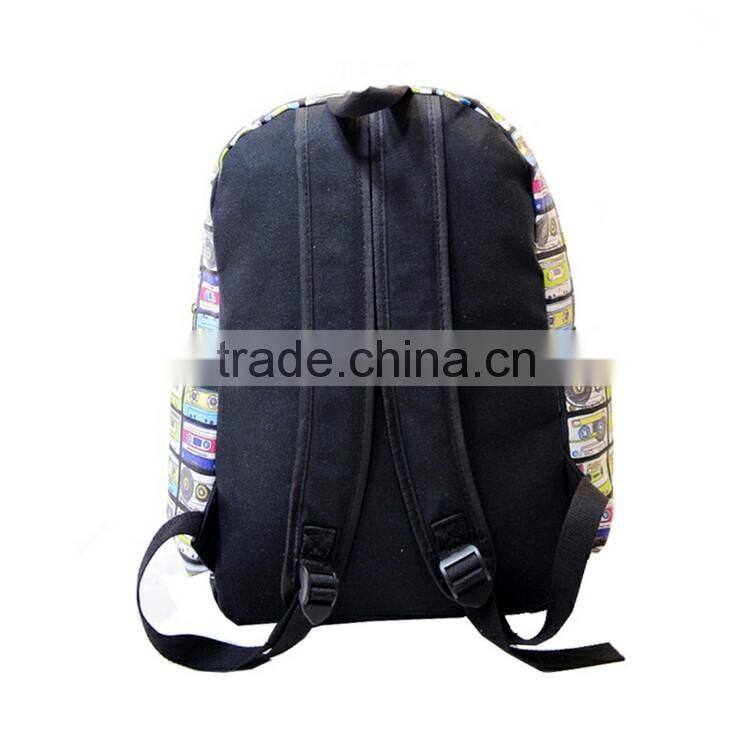 Hot Selling Emoji Printed High School Bag Backpack