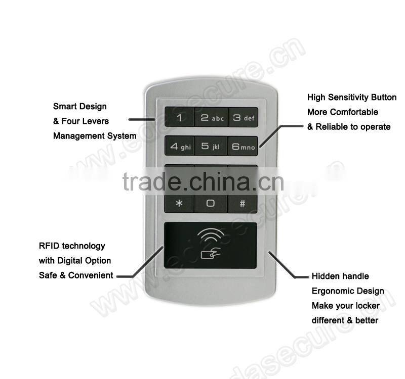 New Design Password Cabinet Lock RFID Sauna Lock for Locker