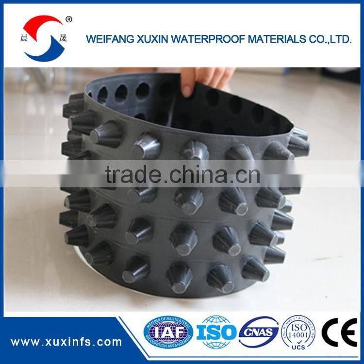 100% Virgin HDPE dimpled drainage board internal drianage board