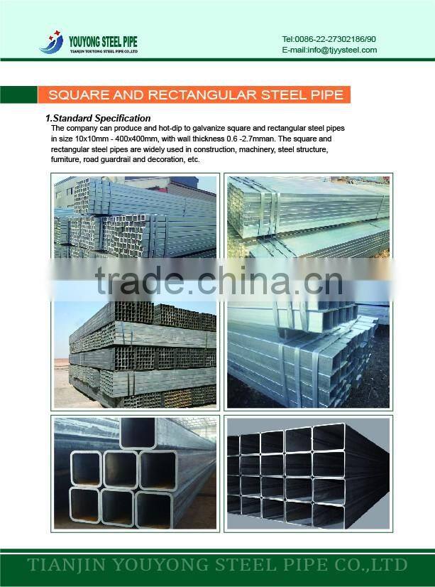 China factory Astm A53 carbon steel ERW pipe