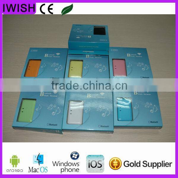 for iphone ipod wireless music bluetooth receiver with 30-pin dock speaker