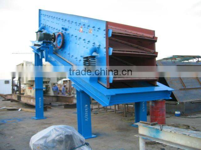 Skid Chasis Vibrating Screen For Seasand Grading
