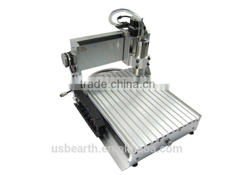 China hot-sale rotary axies 6090 4 axis cnc router with 1.5kw spindle for assembled & tested well