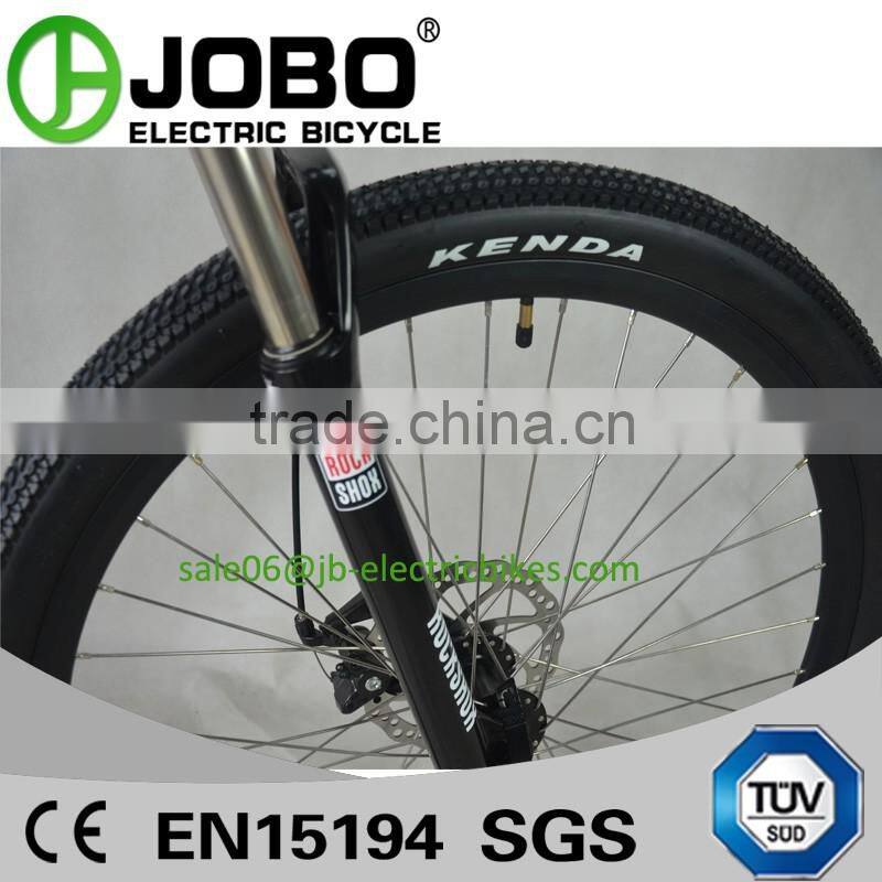 Full Suspension Lithium Ion Electric Mountain Bicycle 36V 250W On Sale