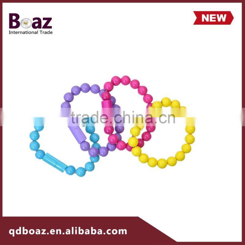 Colorful fashion universal bracelet charger cable for smartphone